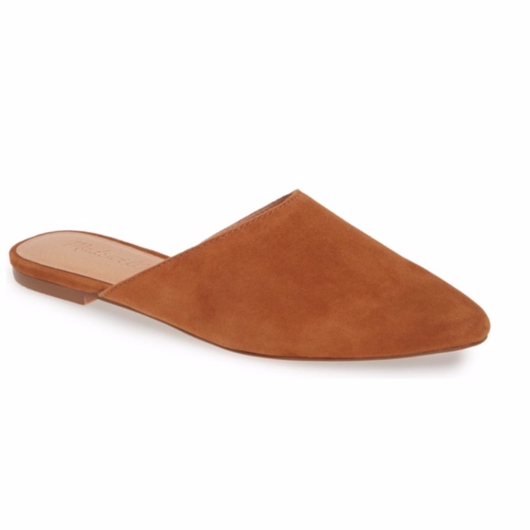Madewell Shoes - MADEWELL Remi Mule in Kid Suede English Saddle